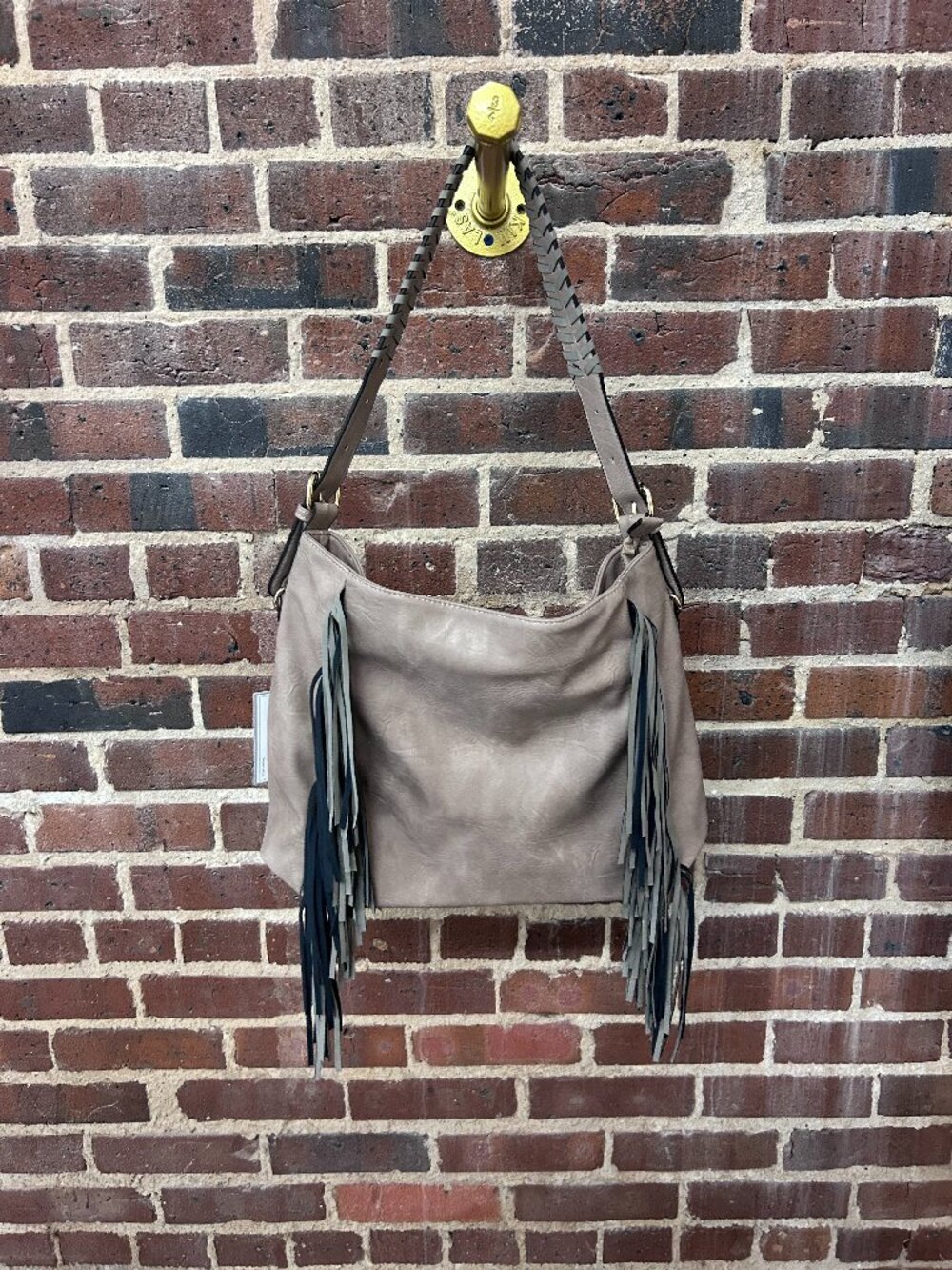 Sav Distressed Hobo w/ Fringe Detail